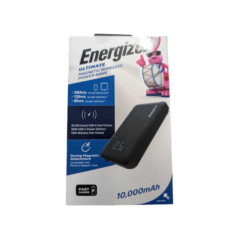 Nn9-O Energizer Ultimate Magnetic Wireless Power Bank 10,000mAh 22.5W Fast